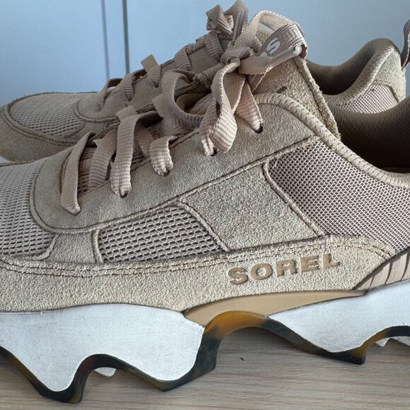 Sorel Kinetic Every Day Tan Leather & Suede Sneaker - Picture 6 of 6